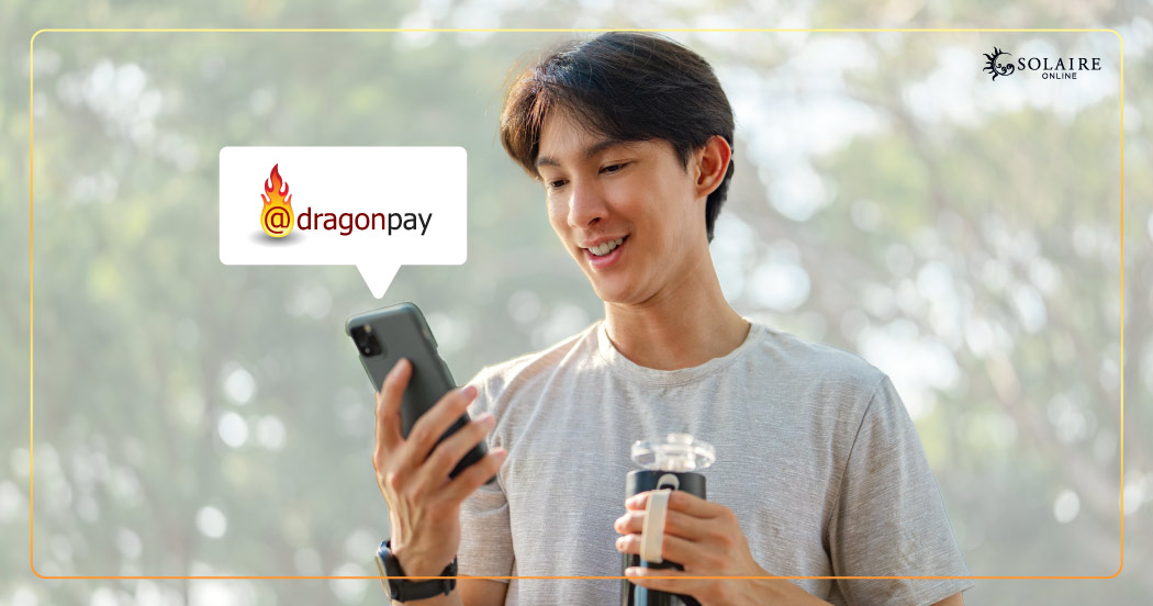 Dragonpay is Now Available on Solaire Online - A Man Using Dragonpay To Pay His Online Casino Payments