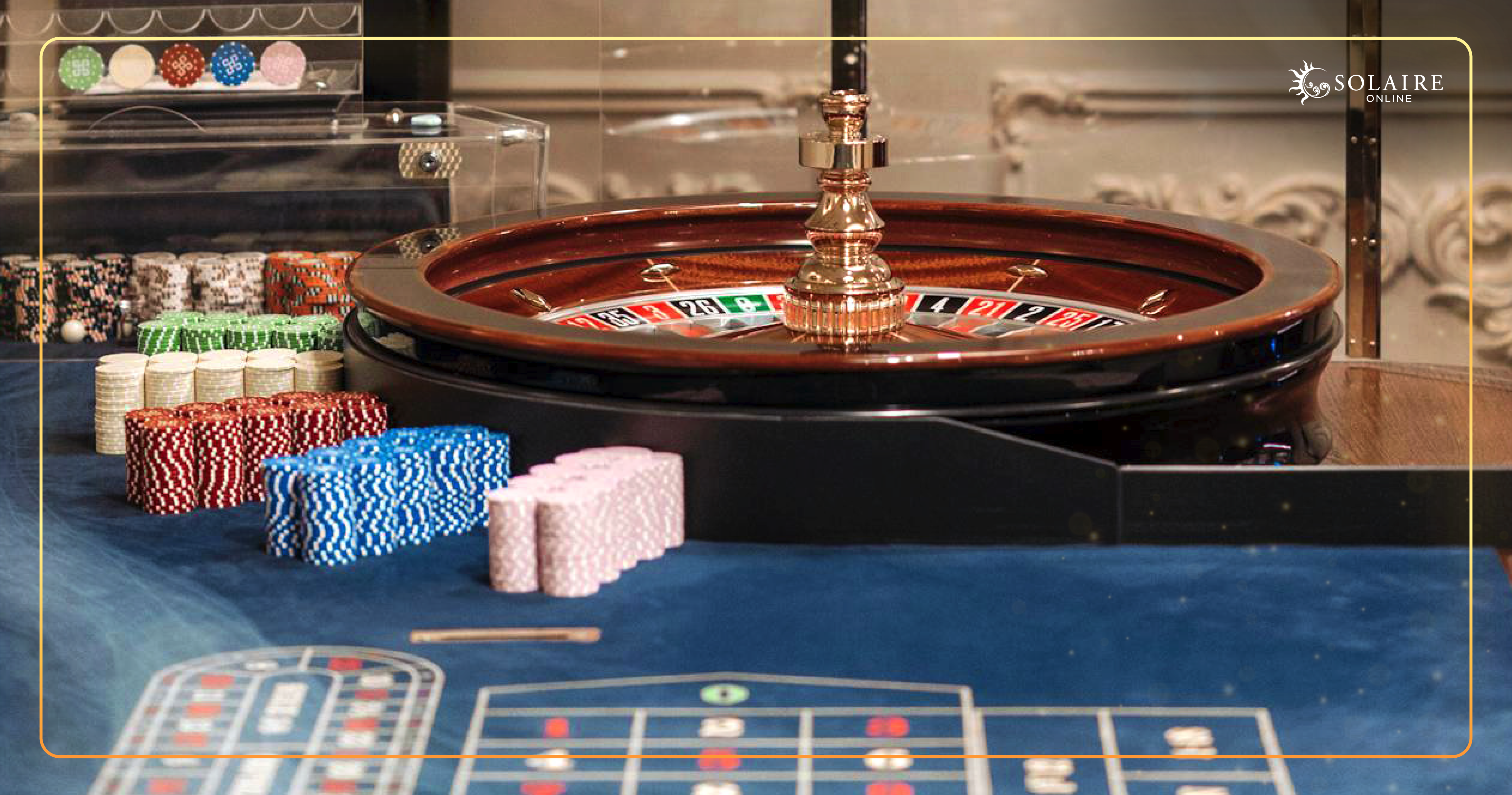 How To Play Roulette - A Roulette Table With Poker Chips