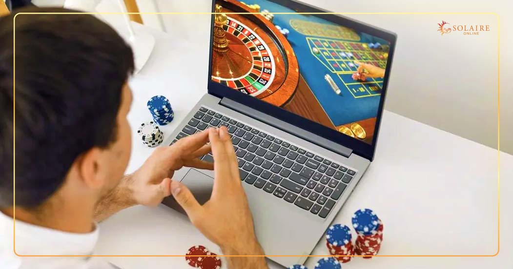 List Of Casino Games - A Man Playing Roulette Online On His Laptop