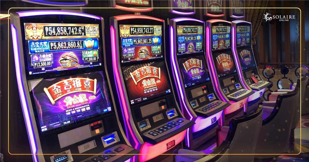 New Casino Slot Games - Five Slot Machines Inside A Casino
