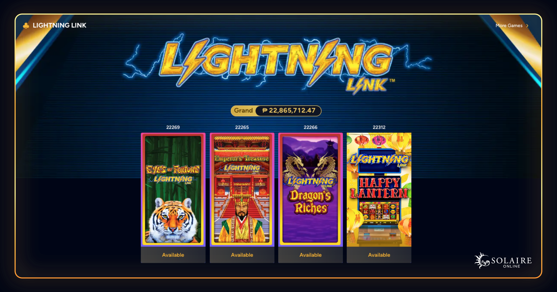 Online Casino Games List - Lightning Link Slot Machine