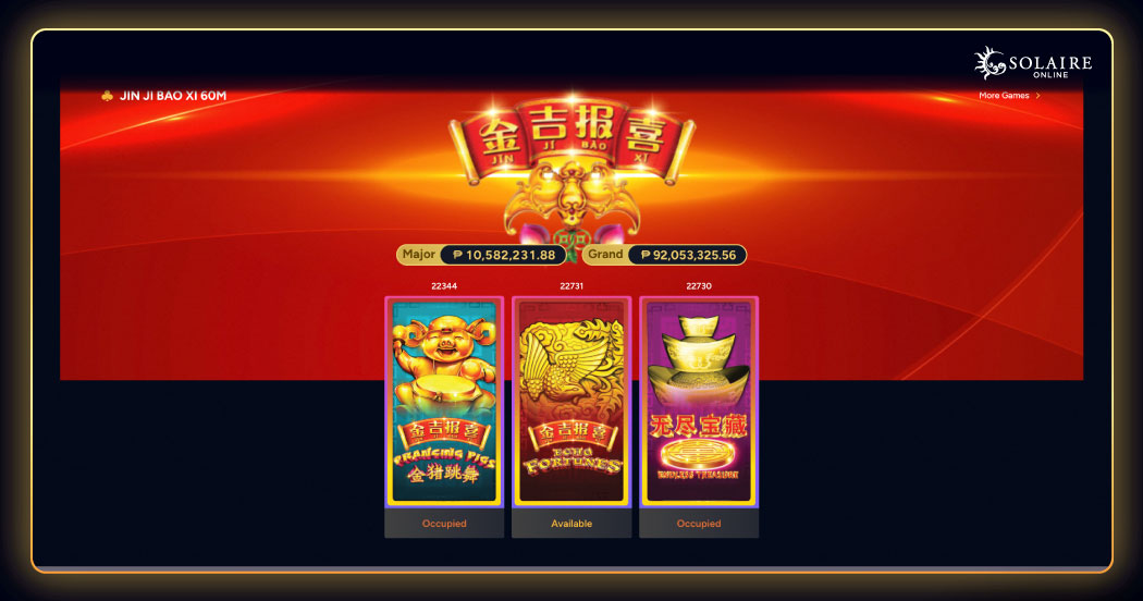 Play Casino Games Online - Jin Ji Bao Xi 60M Slot Machine