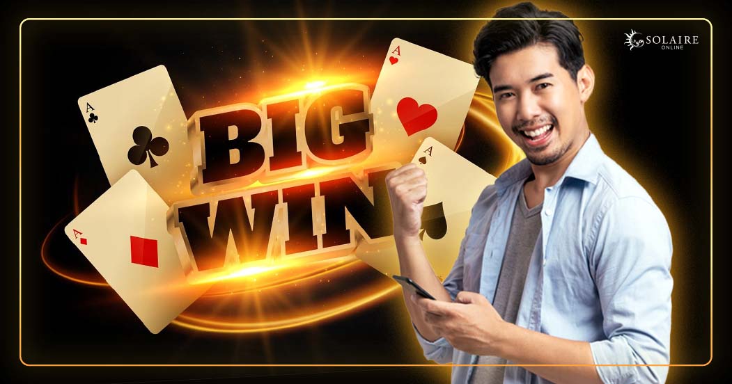 Where Can I Get the Solaire Online Casino Bonus? A Man Encouraging Players To Win Big